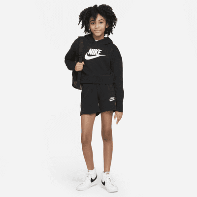 Nike Sportswear Club Big Kids' (Girls') French Terry Cropped Hoodie