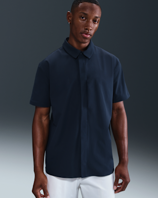 Мужские шорты Nike 24.7 PerfectStretch Dri-FIT Short-Sleeve Snap-Down Top