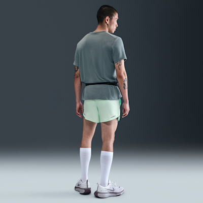 กางเกงวิ่งขาสั้น 5 นิ้วมีซับในผู้ชาย Dri-FIT Nike Stride