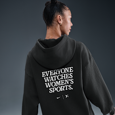 Everyone Watches Women's Sports™ Sudadera con gorro sin cierre Nike by TOGETHXR