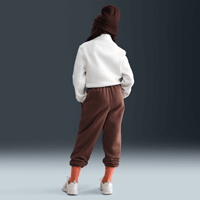 Pants holgados para niños talla grande Nike Sportswear Club Fleece