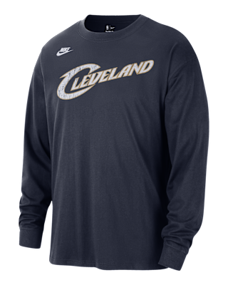 Мужская футболка Cleveland Cavaliers Hardwood Classic Essential Nike NBA Long-Sleeve
