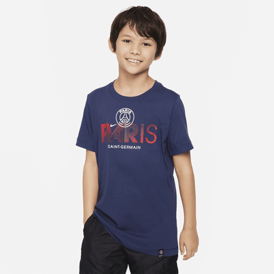 Paris Saint-Germain Mercurial Big Kids' Nike Soccer T-Shirt. Nike.com