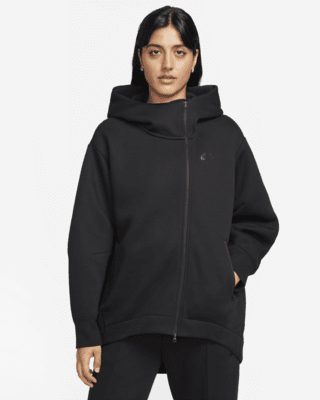 Женская кепка Nike Sportswear Tech Fleece Oversized Full-Zip Hoodie Cape