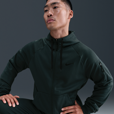 Träningströja Nike Therma-FIT med hel dragkedja för män