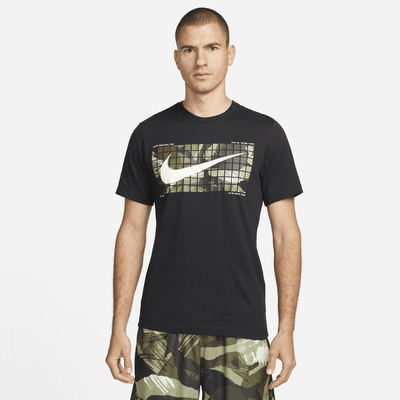 Nike Dri-FIT Men's Camo Fitness T-Shirt. Nike IN
