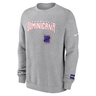 Dominican Republic National Baseball Team 2026 World Baseball Classic Complex Undefeated Men's Nike Pullover Crew
