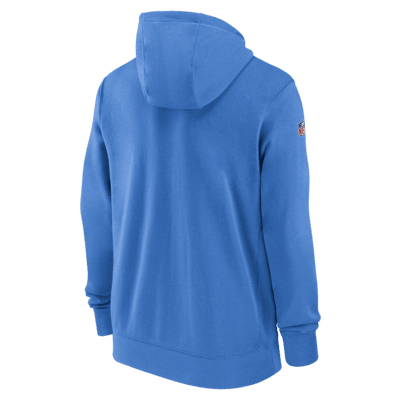 Nike / Men's Los Angeles Chargers Sideline Therma-FIT Full-Zip