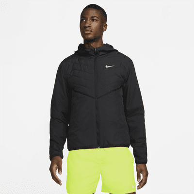black nike running jacket