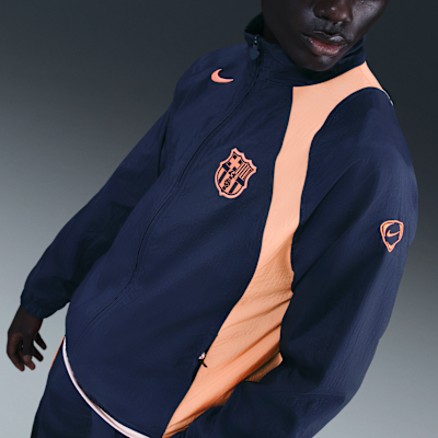 FC Barcelona Men's Nike Soccer Total 90 Soccer Track Jacket