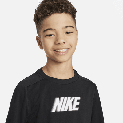 Maglia a manica lunga Nike Dri-FIT Multi+ – Ragazzo