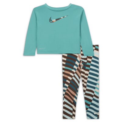 Nike Little Boys 2T-7 Long Sleeve FuturaHazard Tread T-Shirt - 6