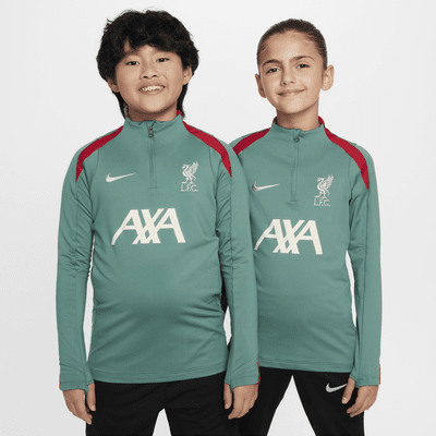 Liverpool FC Strike Nike Dri-FIT Fußball-Drill-Oberteil für ältere Kinder