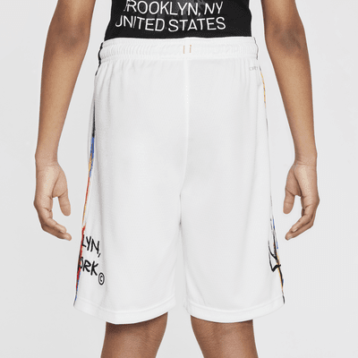 Brooklyn Nets Nike Dri-FIT NBA Swingman Shorts für ältere Kinder