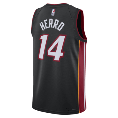 Nike Miami Heat Icon Edition 2022/23 Men's Dri-Fit NBA Swingman Jersey Black