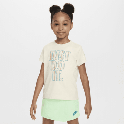 Conjunto de skort para niñas talla pequeña Nike Happy Camper