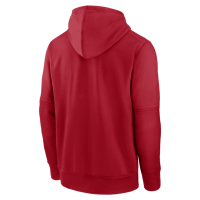 Los Angeles Angels City Connect Practice Men's Nike Therma MLB Pullover Hoodie