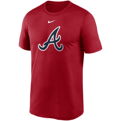 MLB Authentic Merchandise Nike Dri Fit Atlanta Braves TShirt Mens Small  Navy Red