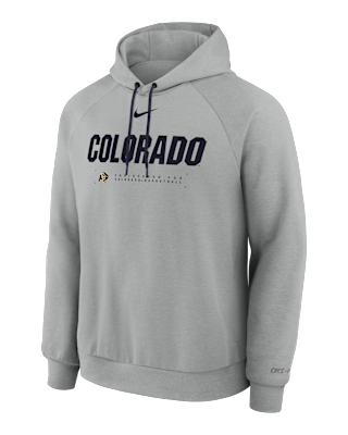 Мужское худи Colorado Buffaloes Nike NCAA Basketball Coaches' Pullover Hoodie для баскетбола