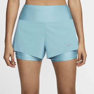 Nike Dri-FIT Swift Women's Mid-Rise 8cm (approx.) 2-in-1 Running Shorts with Pockets