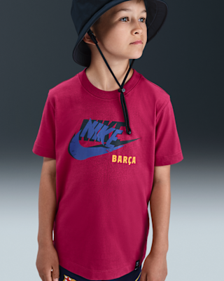 Женская футболка FC Barcelona Big Kids' Nike Soccer