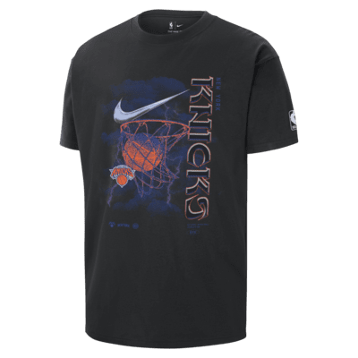 Atlanta Hawks Nike White Courtside Performance Block T-Shirt