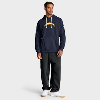 Los Angeles Chargers Alt Offensive Set Play Sideline Men's Nike Dri-FIT NFL Pullover Hoodie