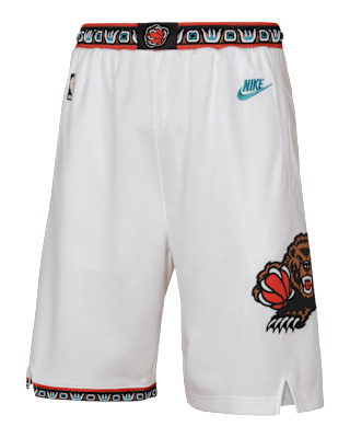 Подростковые шорты Memphis Grizzlies 2024/25 Hardwood Classics Big Kids' Nike NBA Swingman Shorts