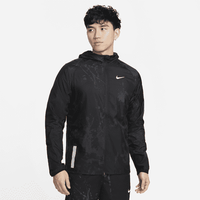 Nike Flash Run Division Men's Running Jacket -Black/Reflective