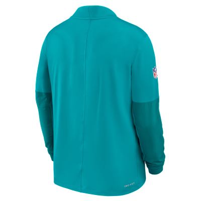 Miami Dolphins Feel The Pressure Men's Nike Dri-FIT NFL 1/2-Zip Top