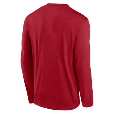 Cincinnati Reds Authentic Collection Practice Men's Nike Dri-FIT MLB Long-Sleeve T-Shirt