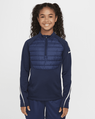 Подростковые  Chelsea FC Academy Winter Warrior Big Kids' Nike Therma-FIT Soccer Drill Top