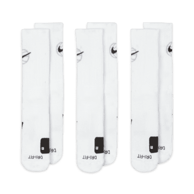 Nike Everyday Crew Basketball Socks (3 Pairs). Nike UK