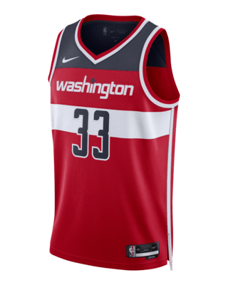 Мужские джерси Washington Wizards Icon Edition 2022/23 Nike Dri-FIT NBA Swingman Jersey