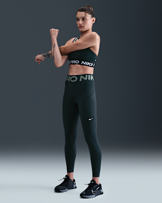 Женские тайтсы Nike Pro Sculpt High-Waisted 7/8 Leggings with Pockets