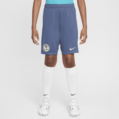 Shorts de fútbol de tejido Knit Nike Dri-FIT para niños talla grande Club América Academy Pro