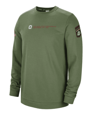 Мужской свитшот Nike College Dri-FIT (Ohio State) Crew-Neck