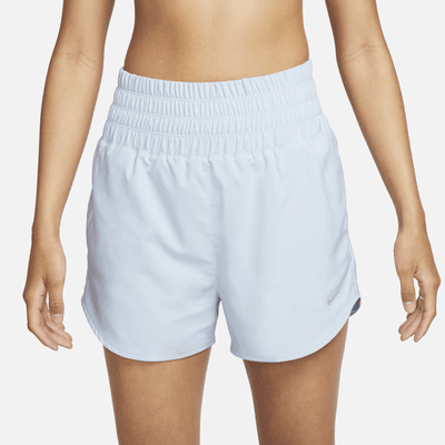 Nike One Dri-FIT Shorts mit Futter und besonders hohem Taillenbund für Damen (ca. 7,5 cm)