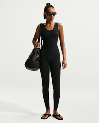 Женские тайтсы Nike Zenvy High-Waisted Full-Length Leggings with No Front Seam