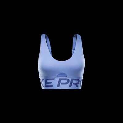 Bra deportivo de media sujeción con almohadillas para mujer Nike Pro Indy Plunge