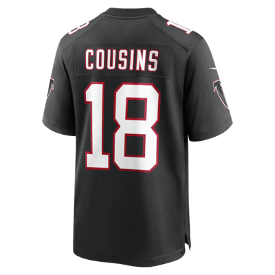 Jersey de fútbol americano Nike de la NFL Game para hombre Kirk Cousins Atlanta Falcons