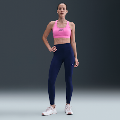Bra deportivo con almohadillas para mujer Nike Swoosh Medium Support
