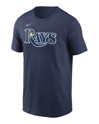 Мужская футболка Tampa Bay Rays Fuse Wordmark Nike MLB