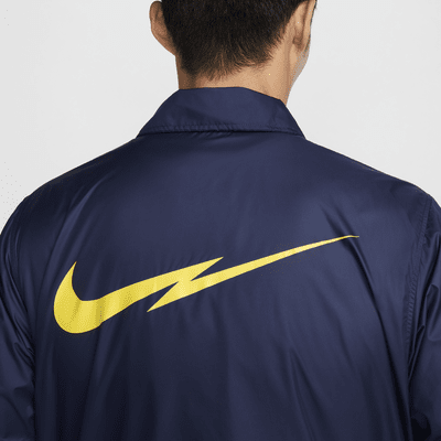 Chamarra de coach para hombre Nike Club