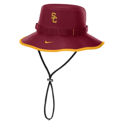 Gorro tipo pescador universitario Nike Dri-FIT para hombre USC Trojans On-Field Apex Boonie