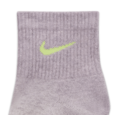 Stødabsorberende Nike Everyday Plus-ankelstrømper (2 par)