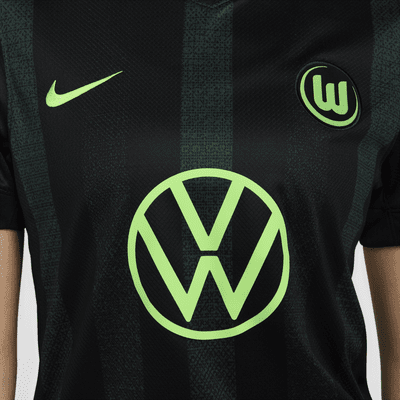 Segunda equipación Stadium VfL Wolfsburgo 2024/25 Camiseta de fútbol de réplica Nike Dri-FIT - Mujer