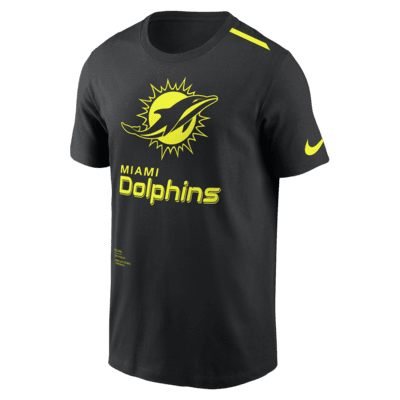 NFL Miami Dolphins Shirt Nike Dri-Fit Equipment Training Football Tee Men  Size S