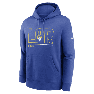 Lids Los Angeles Rams Nike Fan Gear Local Club Pullover Hoodie - Heathered  Charcoal