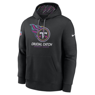 Sudadera con gorro sin cierre Nike de la NFL para hombre Tennessee Titans Crucial Catch Club